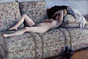 ソファのヌード、1880年頃